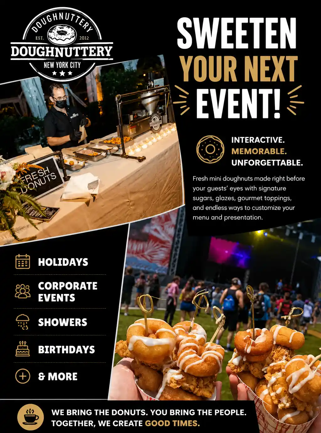 Doughnuttery catering